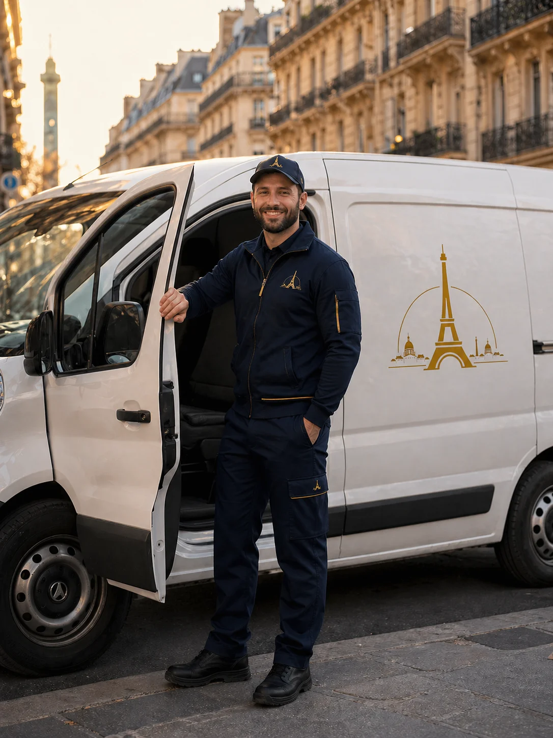 Location de véhicule avec chauffeur Paris — NoStop Déménagement