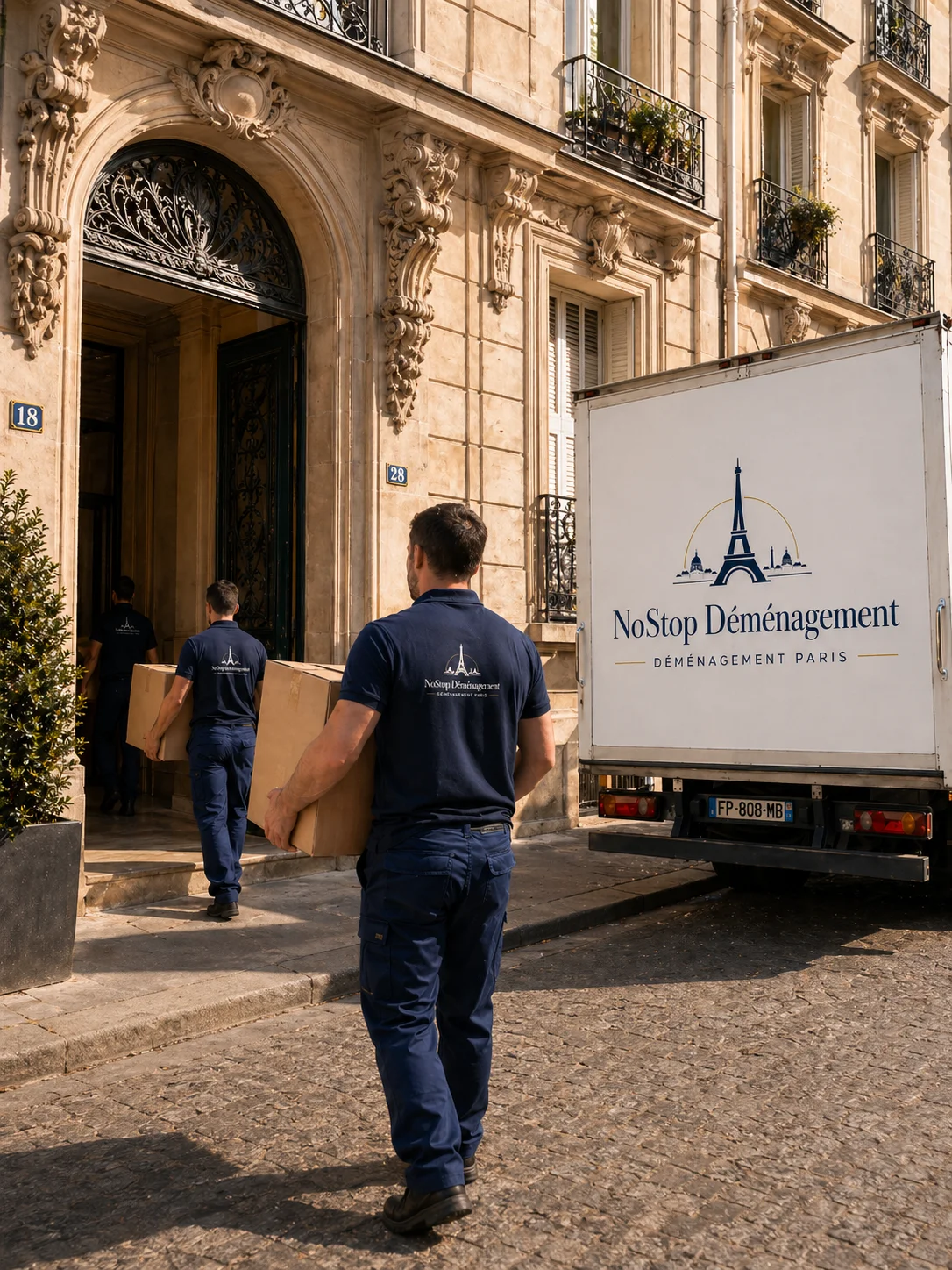 Déménageurs professionnels NoStop Déménagement à Paris